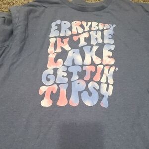 Graphic Tee with Fun Text